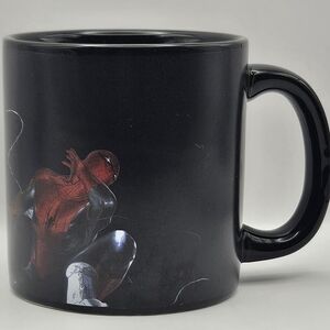Marvel Spider-Man Black Ceramic Coffee Mug – Collector’s Edition